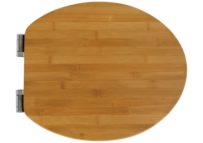 WELLWATER WC-Sitz Bambus, Soft-Close, Take-Off, Echtholz, 956477