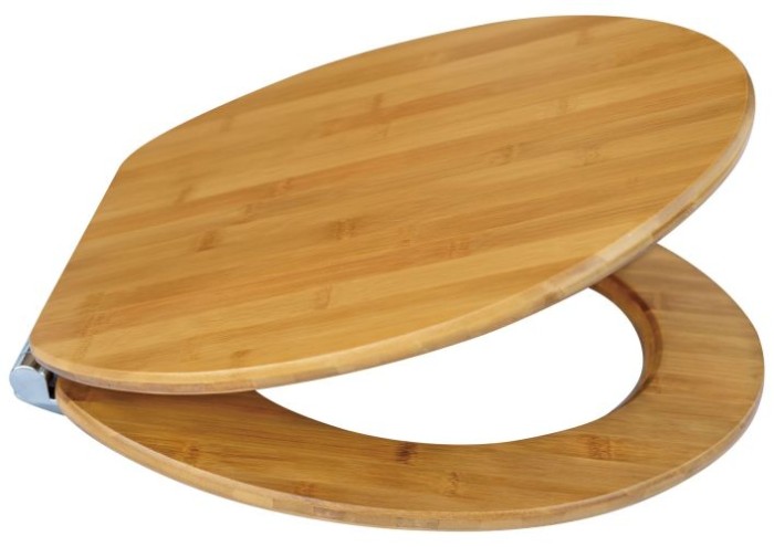 WELLWATER WC-Sitz Bambus, Soft-Close, Take-Off, Echtholz, 956477