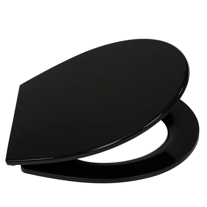 CASAYA WC-Sitz Loki, mit Absenkautomatik, Thermoplast, schwarz, 956485
