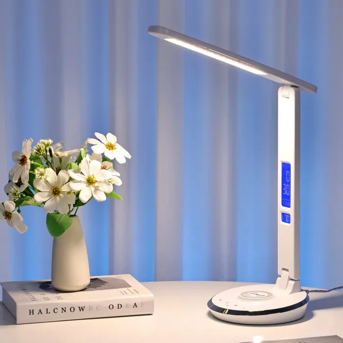 CASAYA LED-Tischlampe TORSBY, 5,3 w, 700 lm, weiß, H: 45 cm, Ladestation, 997147