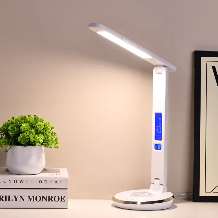 CASAYA LED-Tischlampe TORSBY, 5,3 w, 700 lm, weiß, H: 45 cm, Ladestation, 997147