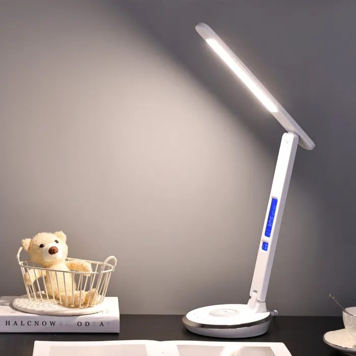 CASAYA LED-Tischlampe TORSBY, 5,3 w, 700 lm, weiß, H: 45 cm, Ladestation, 997147