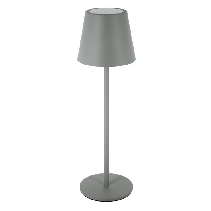 CASAYA LED-Akkuleuchte Tjörn, 3 w, 250 lm, grau, H: 36,5 cm, 997247