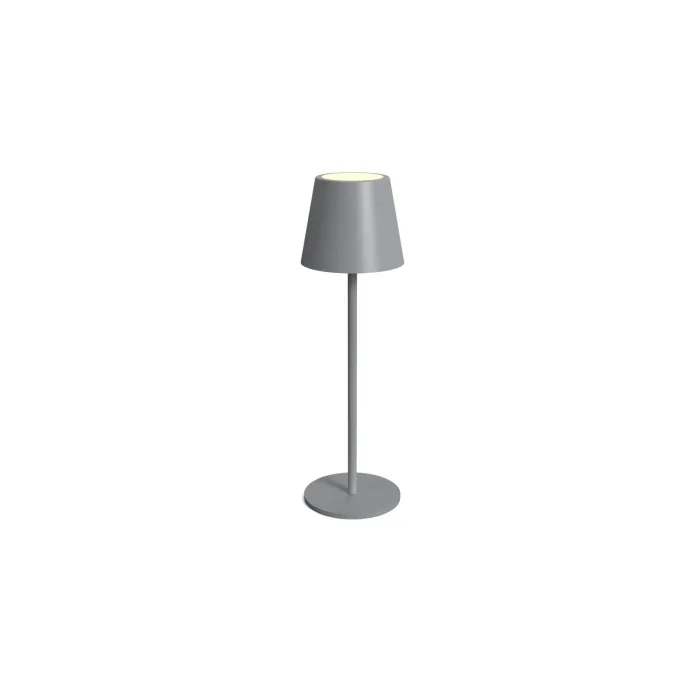 CASAYA LED-Akkuleuchte Tjörn, 3 w, 250 lm, grau, H: 36,5 cm, 997247
