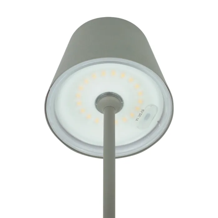 CASAYA LED-Akkuleuchte Tjörn, 3 w, 250 lm, grau, H: 36,5 cm, 997247