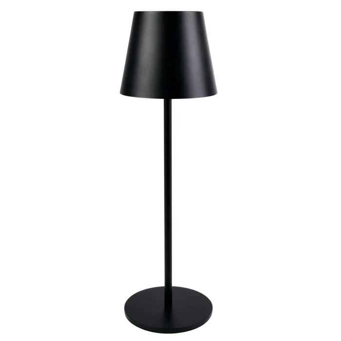 CASAYA LED-Akkuleuchte Tjörn, 3 w, 250 lm, schwarz, H 36,5 cm, stufenlos dimmbar, 977261