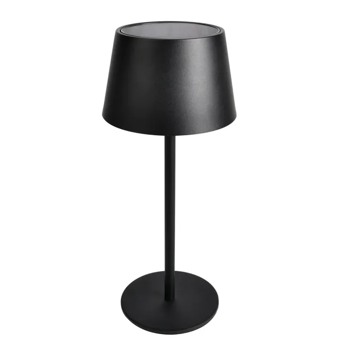 CASAYA LED-Tischleuchte Soelu, ØxH 13 x 30,5 cm, warmweiß, 280 lm, dimmbar, schwarz, 997301