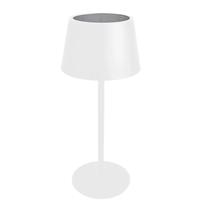 CASAYA LED-Solarleuchte Soelu, ØxH 13 x 30,5 cm, 2,5 W, warmweiß, 280 lm, dimmbar, weiß, 997302