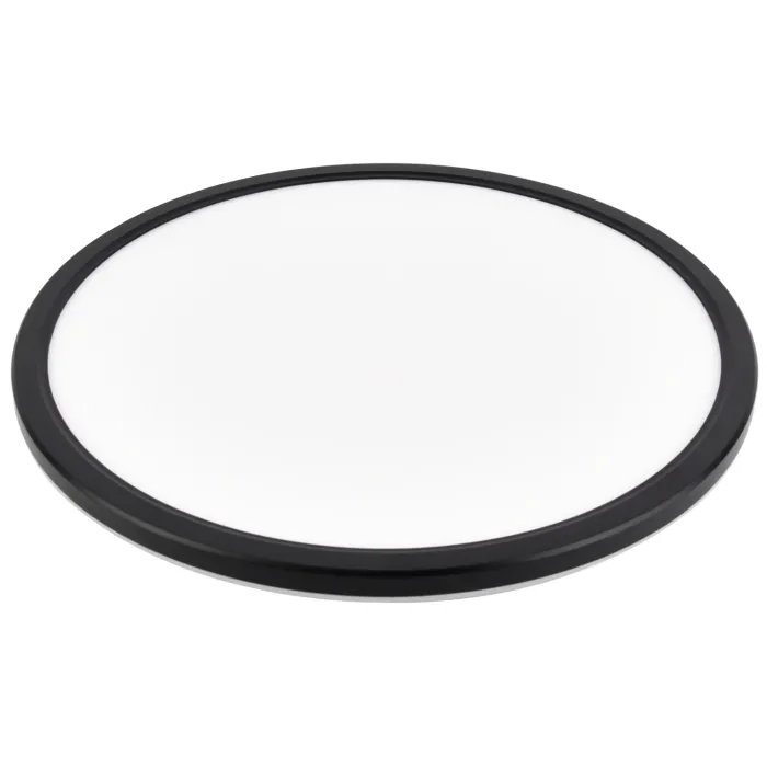 Casaya LED-Deckenleuchte Medora, rund, Ø: 30 cm, 24 W, 2500 lm, schwarz, 997353