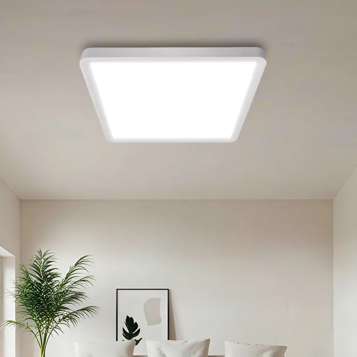 Casaya LED-Deckenleuchte Medora, eckig, BxL: 30 x 30 cm, 24 W, 2500 lm, weiß, 997355
