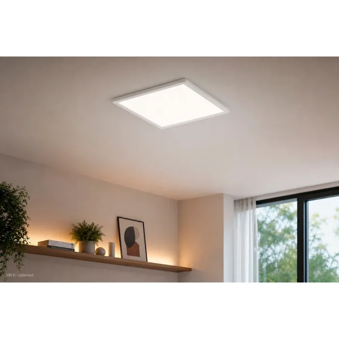 Casaya LED-Deckenleuchte Medora, eckig, BxL: 40 x 40 cm, 32 W, 3400 lm, weiß, 997356