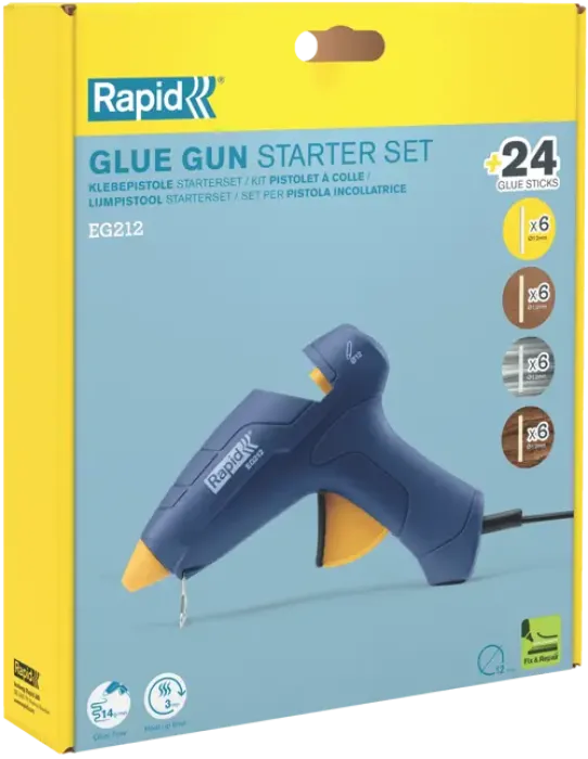Rapid EG212 Klebepistole + 24 Sticks, 5001709