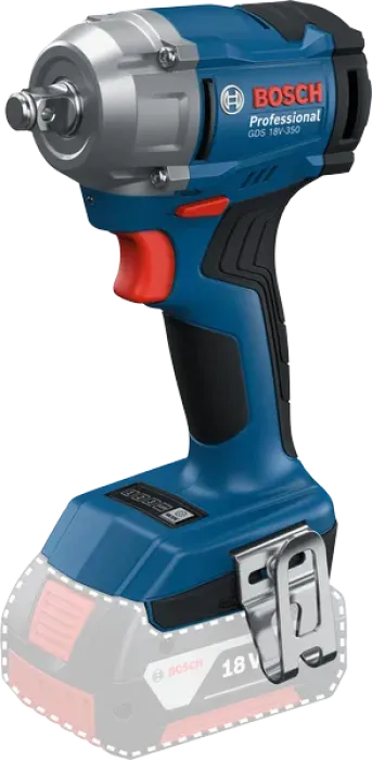 Bosch Professional 18V System Akku Drehschlagschrauber GDS 18V-350, Solo, 06019M5020