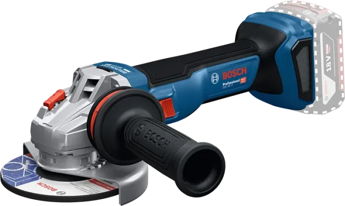 Bosch Professional 18V System Akku-Winkelschleifer GWS 18V-11 inkl. L-BOXX, 06019N4102