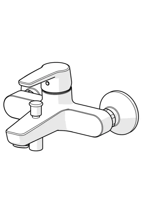 Hansa Polo Wannenfüll- und Brausebatterie, 51442193