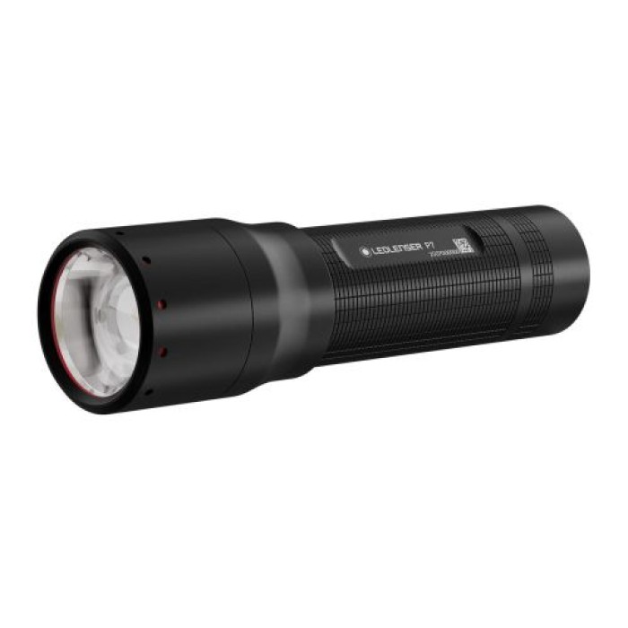 Ledlenser P7 LED Taschenlampe, 650 Lumen, 400m Zoomfokus, IP54, 30h Laufzeit, 175g starkes Licht, 4 x AAA Batterien, für Camping, Wandern, Hundespaziergang, Werkstatt P7 650 lm 503102