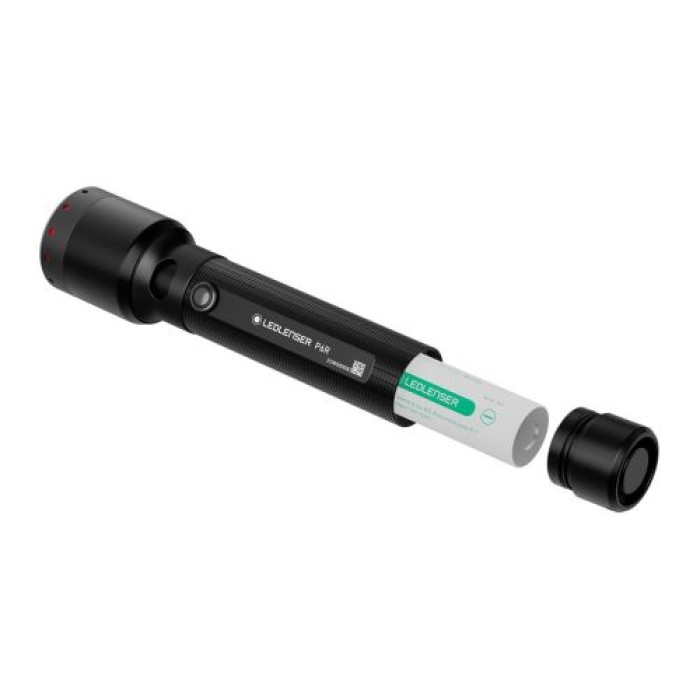 Ledlenser P6R wiederaufladbare LED Taschenlampe, 1200 Lumen, 320m Fokus, USB-C, IP68 wasserdicht, 60 Stunden Leuchtdauer, 4 Leuchtmodi, Notfalltaschenlampe, Camping, Outdoor, taktisch P6R 1200 lm 503146
