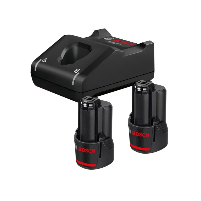 Bosch Akku-Bohrschrauber GSR 12V-15, 2x 2.0Ah Akkus, Lader, L-Boxx, 060186810P