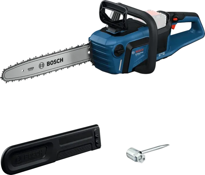 Bosch Professional 18V System Kettensäge GKE 18V-40, 40 cm Schwert, inklusiv Kombischlüssel, Kettenabdeckung, 06008D3000