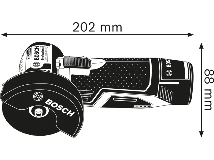 Bosch Professional Combo Set GSR 12 V-15 + GWS 12 V-76 2x2 Ah Akku in L-BOXX, 0615990N2U