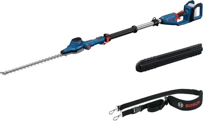 Bosch Professional 18V System Teleskop-Heckenschere GHE 18V-50 TP, 2,5-m-Teleskopstange, Solo, 06008D5000