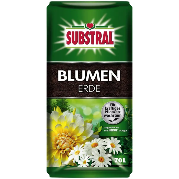 Substral Blumenerde 70l, Torfreduziert, 12550