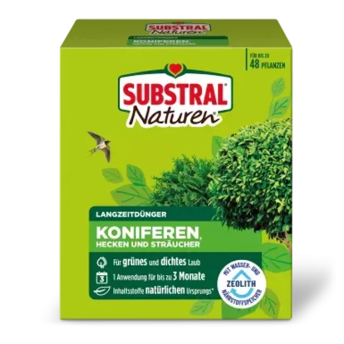 Substral Naturen® Langzeitdünger Koniferen, Hecken und Sträucher 1,2 kg, 84060
