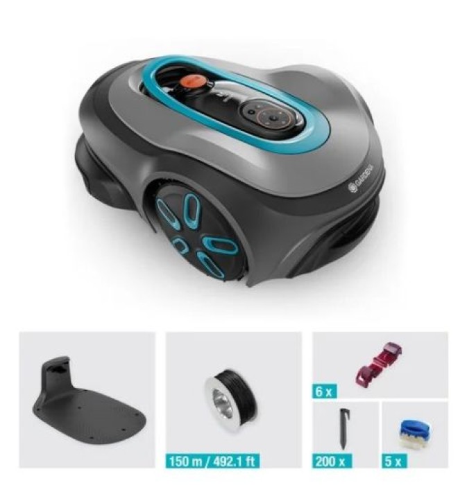 Gardena smart SILENO max 800 m² Mähroboter, für Rasenflächen bis 800 m², LONA Intelligence, 19901-20