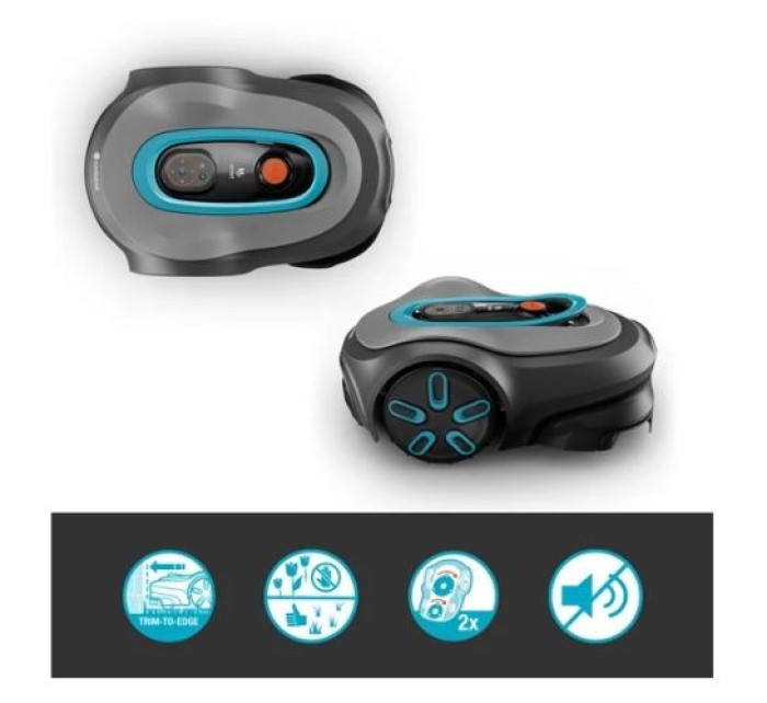 Gardena smart SILENO max 1500 m² Mähroboter, für Rasenflächen bis 1500 m², LONA Intelligence, 19903-20