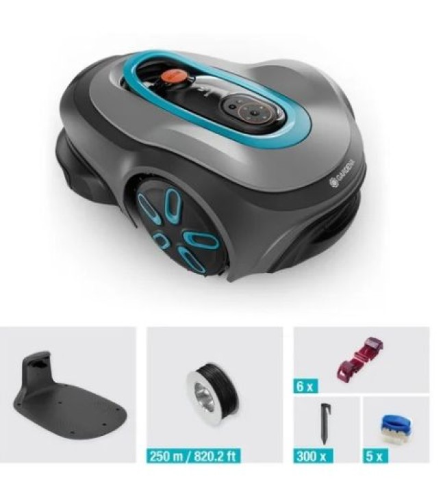Gardena smart SILENO max 1500 m² Mähroboter, für Rasenflächen bis 1500 m², LONA Intelligence, 19903-20