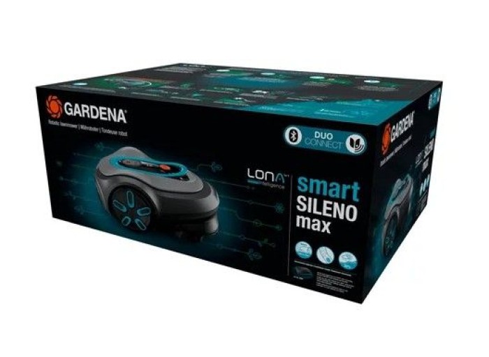 Gardena smart SILENO max 1500 m² Mähroboter, für Rasenflächen bis 1500 m², LONA Intelligence, 19903-20