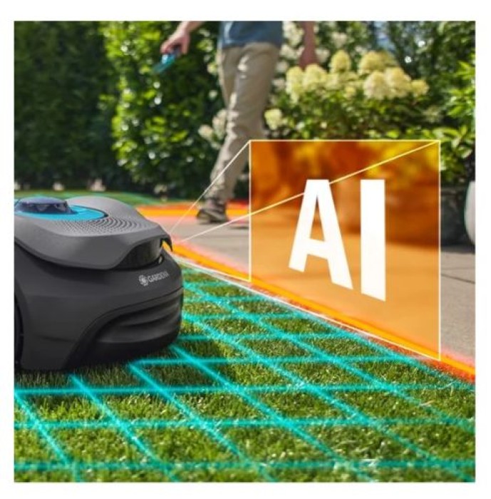 Gardena smart SILENO Sense 600 m² Mähroboter: Technologie ohne Begrenzungskabel, Mähen mit KI, 19942-20