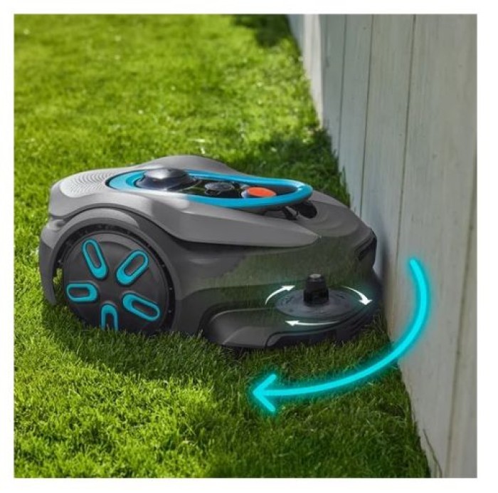 Gardena smart SILENO Sense 600 m² Mähroboter: Technologie ohne Begrenzungskabel, Mähen mit KI, 19942-20