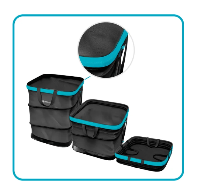 Gardena Gartenabfallsack PopUp rechteckig, Größe L, faltbarer Sack für Grünabfälle, 11716-20 2