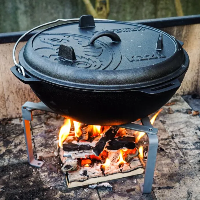 Petromax Gusseisentopfmit Deckel, langlebig & robust, 8 Liter, kaz8