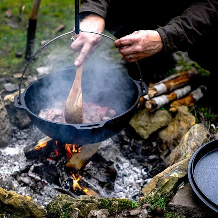 Petromax Gusseisentopfmit Deckel, langlebig & robust, 8 Liter, kaz8