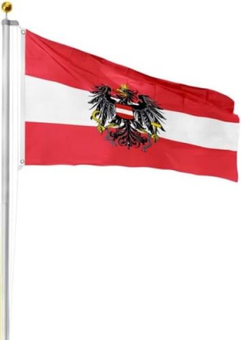 WM Fanartikel Österreich Fahne 150x90cm mit Ösen, 3010300