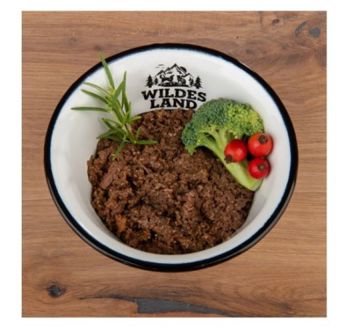Wildes Land Nassfutter Kalb mit Brokkoli, 400 g, WL511086