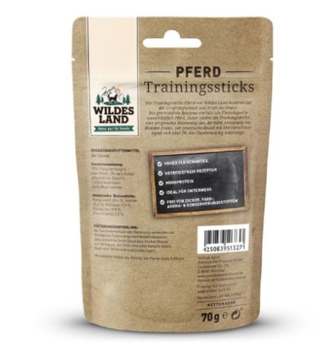 Wildes Land Trainingssticks Pferd, 70 g, WL513271