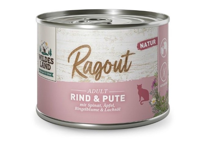 Wildes Land Ragout Rind & Pute mit Spinat, 180 g, WL519532