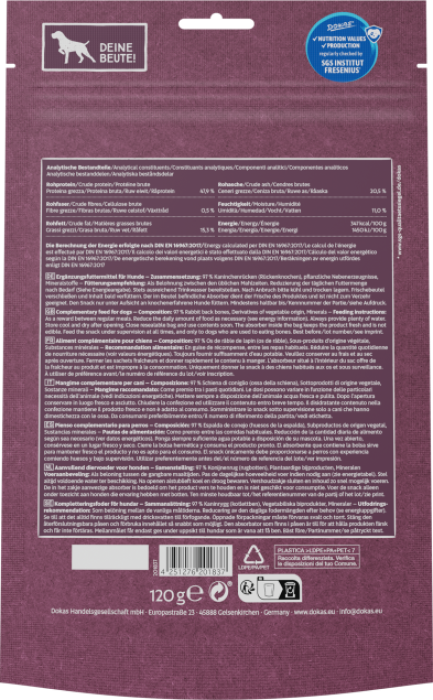 Dokas Kaninchen-Rücken, 120g, 415995