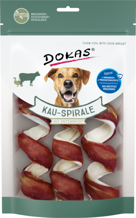 Dokas Kau-Spirale mit Entenbrustbrust, 110g, 345504