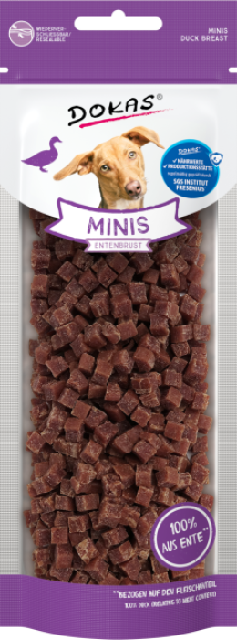 Dokas Minis mit Entenbrust, 70 g, 180405