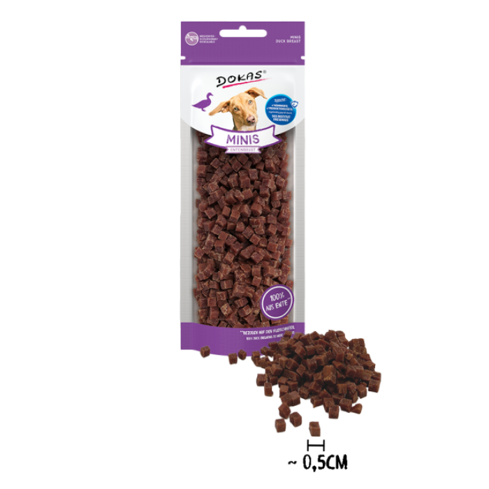 Dokas Minis mit Entenbrust, 70 g, 180405