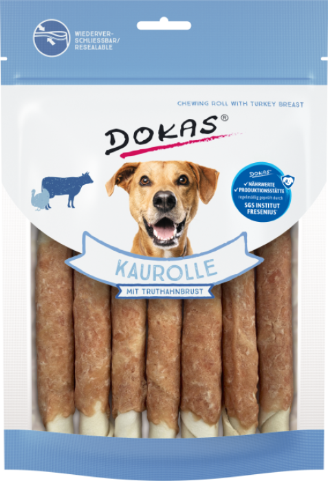 DOKAS Kaurolle mit Truthahnbrust, 190g, 407003