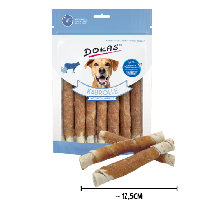 DOKAS Kaurolle mit Truthahnbrust, 190g, 407003