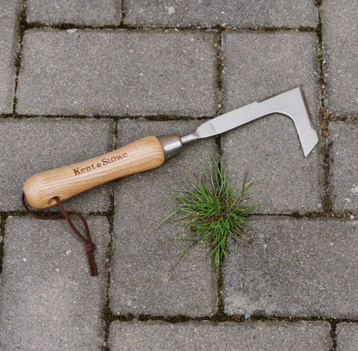 Kent & Stowe Fugenkratzer – Unkrautkratzer aus Edelstahl zum Entfernen von Moos und Unkraut, Länge: 28,5 cm, 732813
