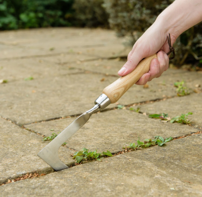 Kent & Stowe Fugenkratzer – Unkrautkratzer aus Edelstahl zum Entfernen von Moos und Unkraut, Länge: 28,5 cm, 732813