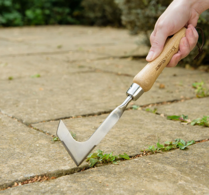 Kent & Stowe Fugenkratzer – Unkrautkratzer aus Edelstahl zum Entfernen von Moos und Unkraut, Länge: 28,5 cm, 732813