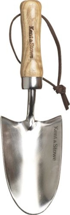 Kent & Stowe Kinder-Handschaufel – leichte Blumen-Kelle aus Edelstahl für Kinder, aus Eschenholz, Länge: 20 cm, 734862